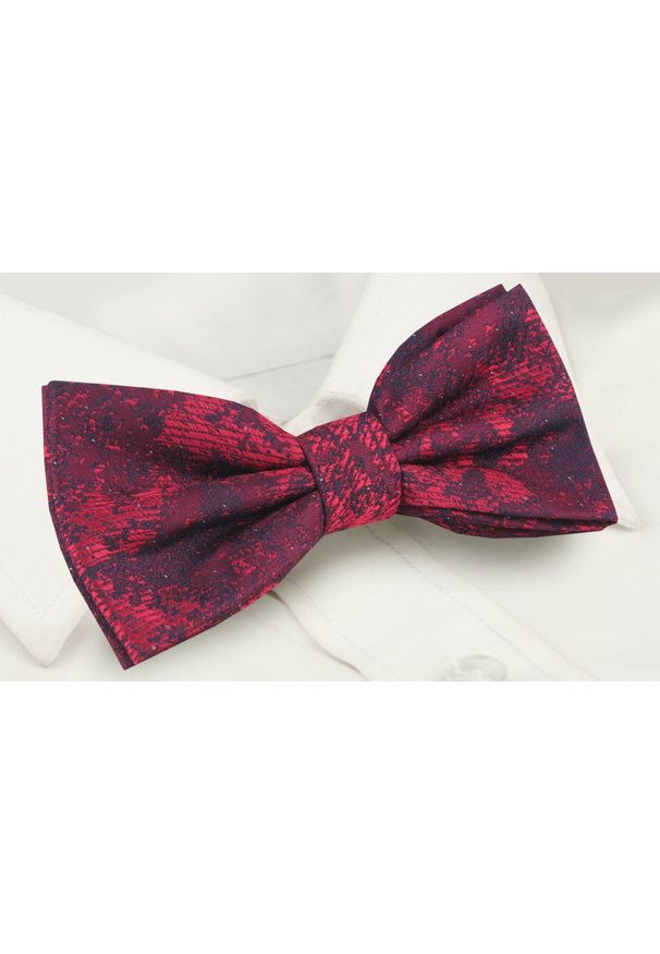 Mucha Męska z Poszetką - Alties - Odcienie Czerwieni. Kolor: czerwony. Styl: sportowy, elegancki