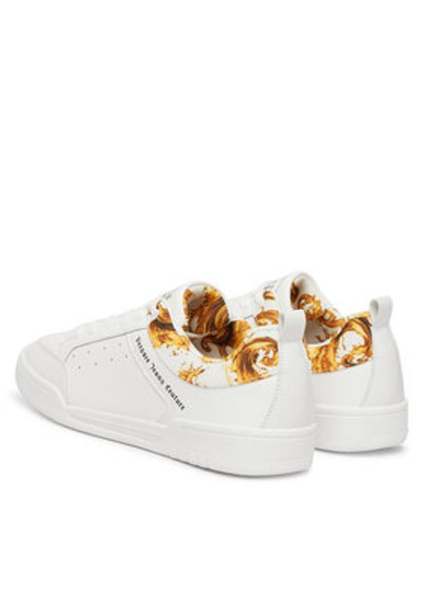 Versace Jeans Couture Sneakersy 80YA3SD6 ZPB85 Biały. Kolor: biały. Materiał: skóra