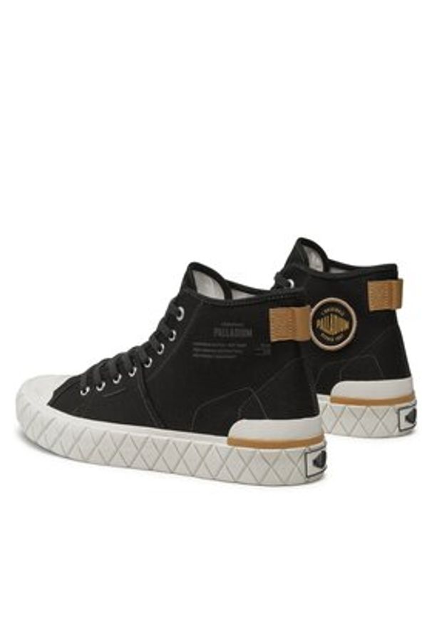 Palladium Trampki PALL ACE CHUKKA WW Czarny. Kolor: czarny. Materiał: materiał
