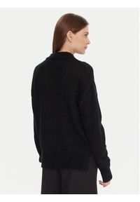Kontatto Sweter 3M0915C Czarny Regular Fit. Kolor: czarny. Materiał: syntetyk