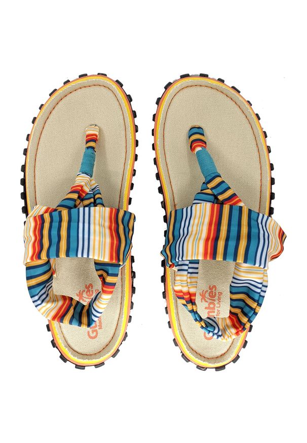 Gumbies - Sandały damskie GUMBIES SLINGBACK SANDAL. Kolor: zielony, beżowy, wielokolorowy