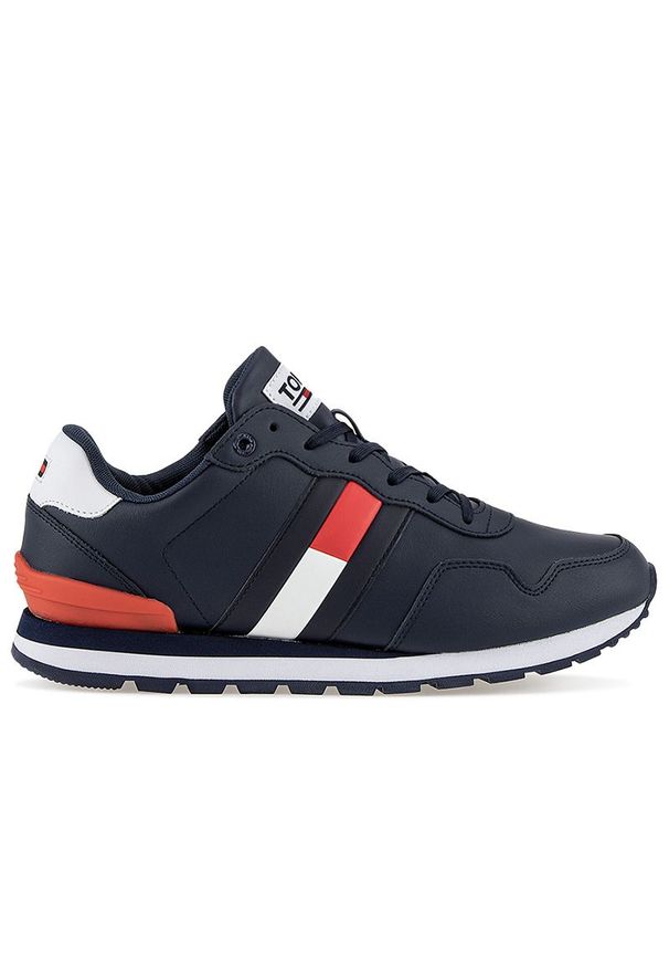 Tommy Jeans - TOMMY JEANS > THEM0EM00577-C87. Materiał: guma, skóra, syntetyk. Szerokość cholewki: normalna