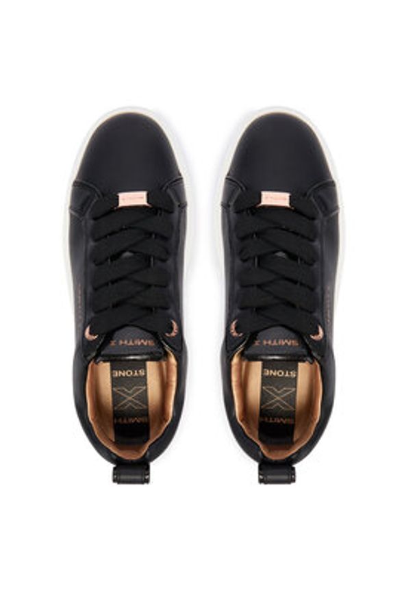 Alexander Smith Sneakersy Stone SXBCHSW-9502-BLK Czarny. Kolor: czarny. Materiał: skóra