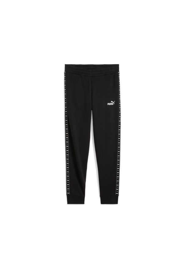 Puma Spodnie Ess Tape Tr Cl 68501301. Kolor: czarny. Materiał: dresówka