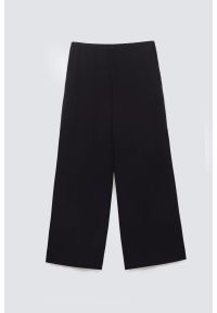 Big-Star - Spodnie damskie wide czarne Arakia 906. Okazja: na co dzień. Kolor: czarny. Materiał: poliester. Styl: casual #1