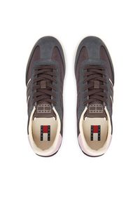 Tommy Jeans Sneakersy Tjw Low Profile Runner EN0EN02927 Brązowy. Kolor: brązowy. Materiał: materiał #3