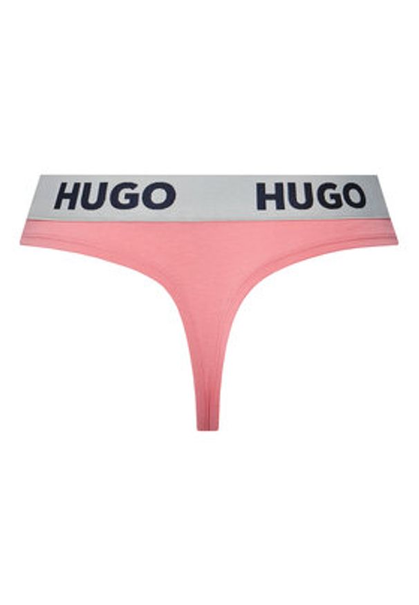 Hugo - HUGO Stringi 50469651 Różowy. Kolor: różowy. Materiał: bawełna