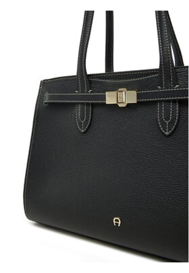 Aigner Torebka 137413 Czarny. Kolor: czarny. Materiał: skórzane