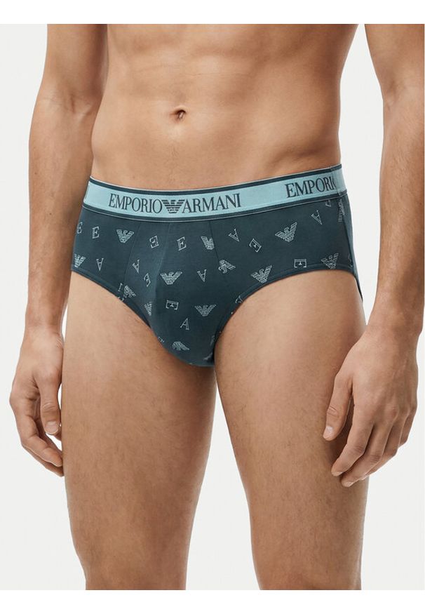 Emporio Armani Underwear Komplet slipów EM000369 AF20669 MB148 Kolorowy. Materiał: bawełna. Wzór: kolorowy