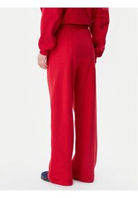 GAP - Gap Spodnie dresowe 729444-14 Czerwony Wide Leg. Kolor: czerwony. Materiał: bawełna #4