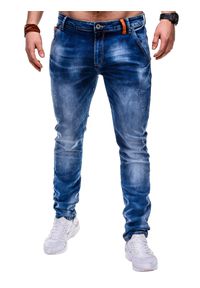 Ombre Clothing - Spodnie - jeansowe P449 - L. Materiał: jeans
