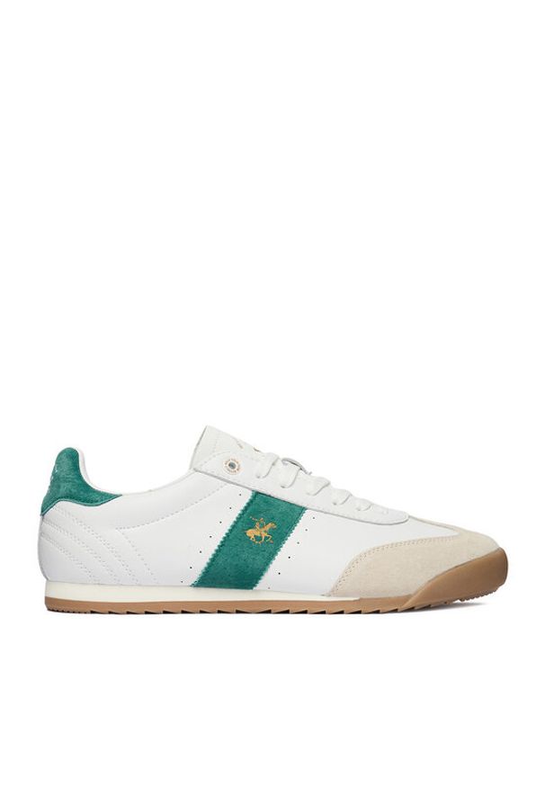 Beverly Hills Polo Club Sneakersy EO-LOGAN-01 MP40 Biały. Kolor: biały. Materiał: skóra