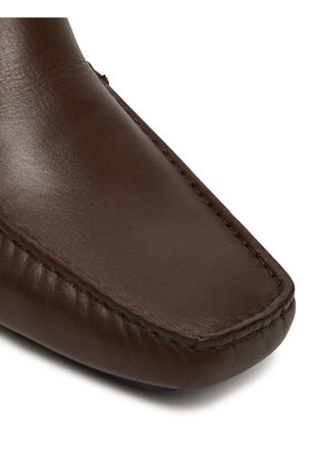 Calvin Klein Mokasyny Driver Lth HM0HM01864 Brązowy. Kolor: brązowy. Materiał: skóra