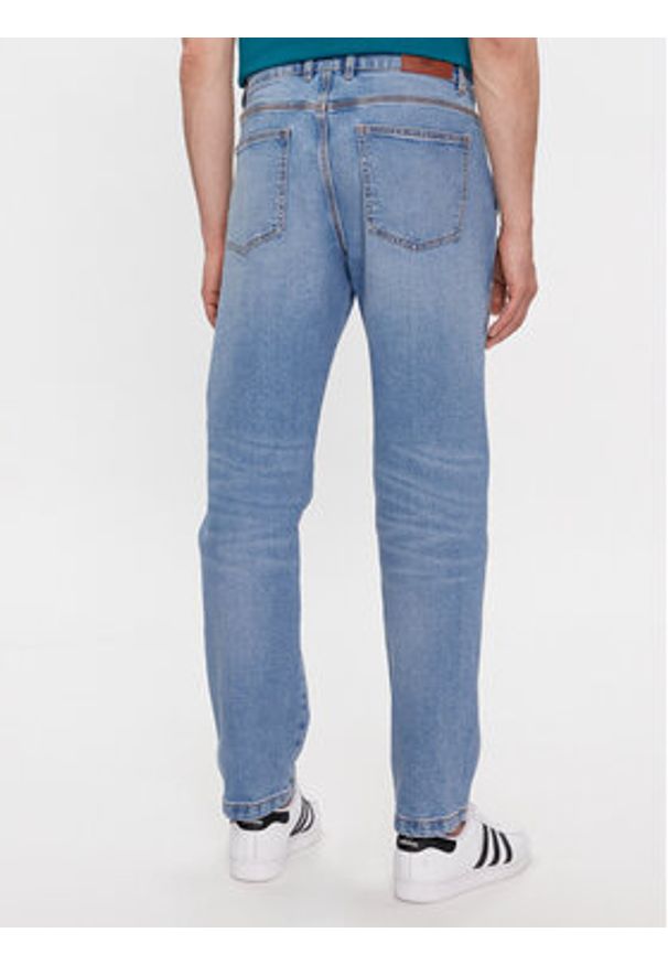 United Colors of Benetton - United Colors Of Benetton Jeansy 41TBUE019 Niebieski Straight Fit. Kolor: niebieski