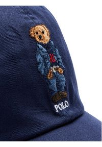 Polo Ralph Lauren Czapka z daszkiem 211954889001 Granatowy. Kolor: niebieski. Materiał: bawełna, materiał