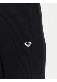 Roxy Spodnie dresowe Rise & Vibe New Rib ERJNP03673 Czarny Relaxed Fit. Kolor: czarny. Materiał: wiskoza #5