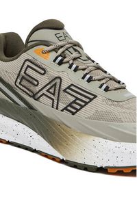EA7 Emporio Armani Sneakersy 7X000344 AF18640 M7090 Khaki. Kolor: brązowy. Materiał: materiał #4