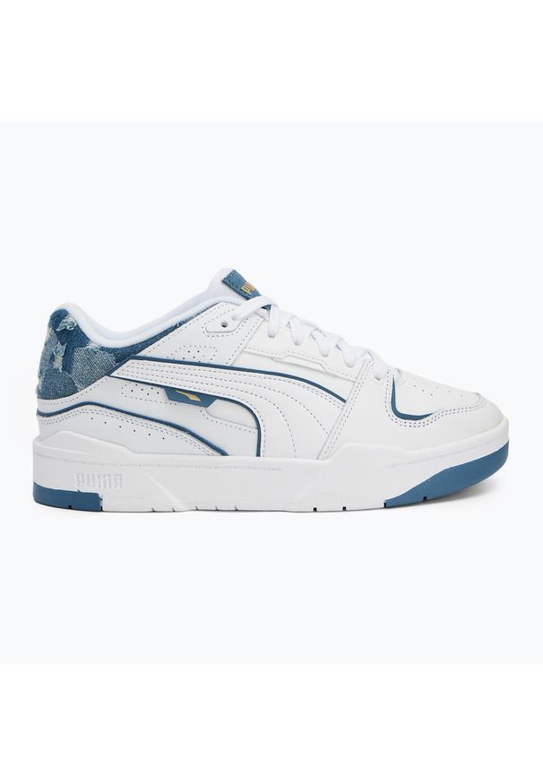 Puma - Buty PUMA Slipstream Bball Denim. Kolor: biały. Materiał: denim