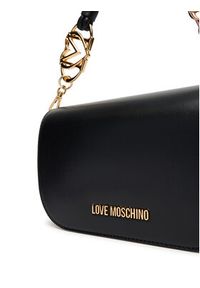 Love Moschino - LOVE MOSCHINO Torebka JC4049PP1NLF0000 Czarny. Kolor: czarny. Materiał: skórzane