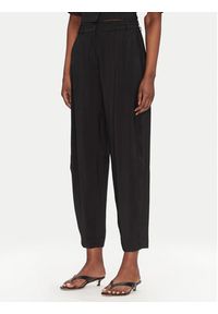 ACCESS FASHION Spodnie materiałowe 53-5112-405 Czarny Regular Fit. Kolor: czarny. Materiał: syntetyk #5