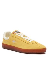 Sneakersy Lacoste. Kolor: żółty. Materiał: guma