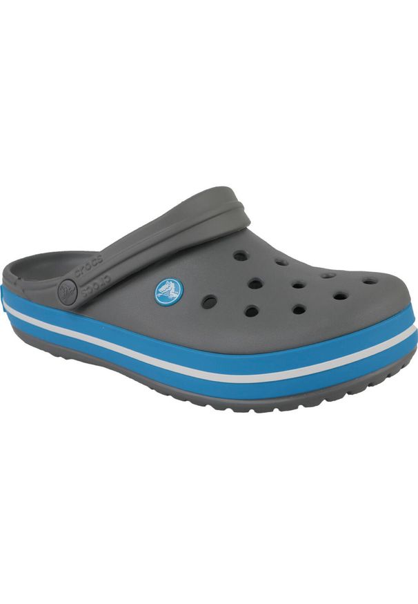 Buty do chodzenia unisex Crocs Crocband Charcoalocean. Okazja: na co dzień. Kolor: szary. Materiał: materiał, syntetyk. Styl: casual, sportowy