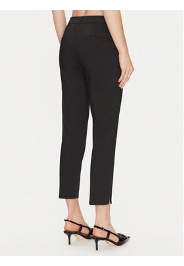 Marella Chinosy Miele 2513131021 Czarny Slim Fit. Kolor: czarny. Materiał: bawełna