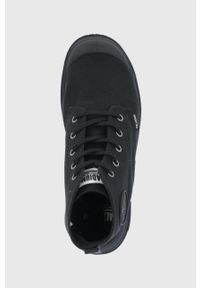 Palladium Trampki kolor czarny. Nosek buta: okrągły. Zapięcie: sznurówki. Kolor: czarny. Szerokość cholewki: normalna #2