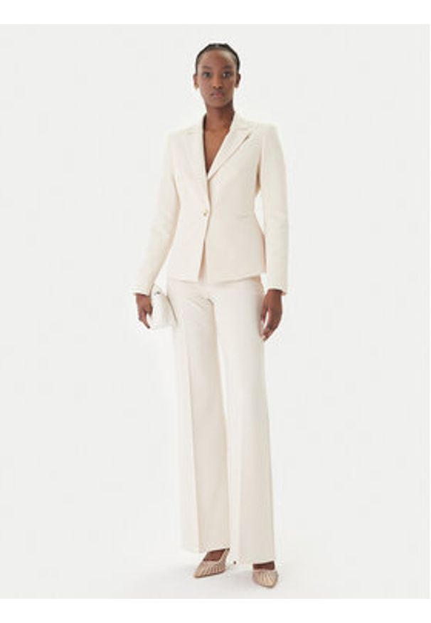 Rinascimento Marynarka CFC0128647003 Beżowy Regular Fit. Kolor: beżowy. Materiał: syntetyk