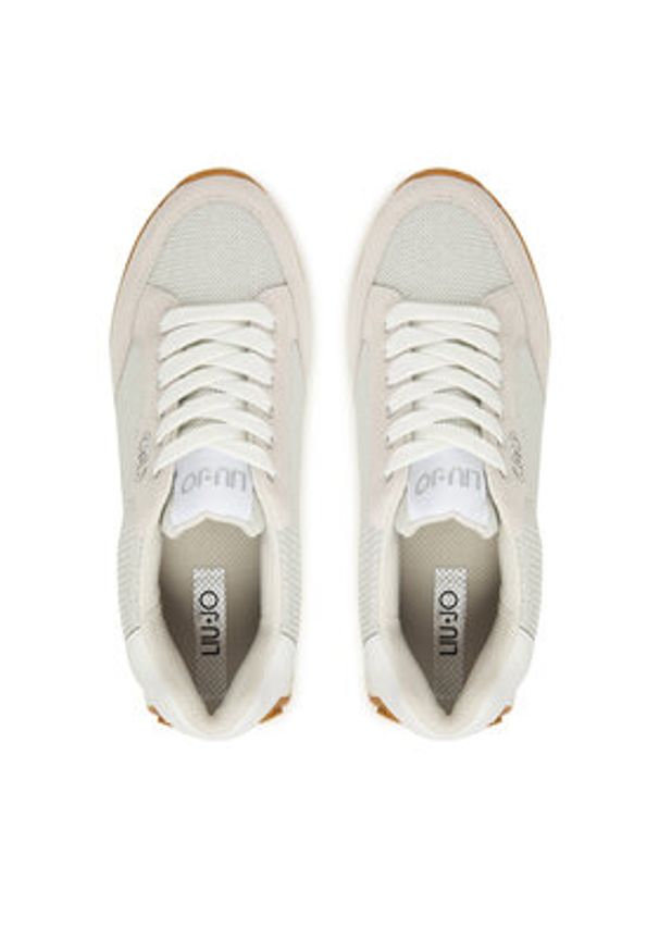 Liu Jo Sneakersy Lolo 20 BF5027 PX624 Écru. Materiał: zamsz, skóra