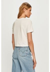 Calvin Klein Jeans - T-shirt J20J215312.4891. Okazja: na co dzień. Kolor: biały. Wzór: nadruk. Styl: casual #5