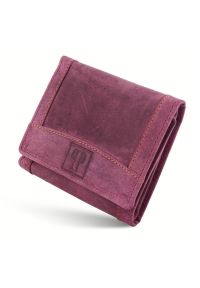Portfel skórzany PAOLO PERUZZI T-70-CHR różowy. Kolor: różowy. Materiał: skóra #1