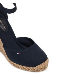 TOMMY HILFIGER - Tommy Hilfiger Espadryle Wedge FW0FW09225 Granatowy. Kolor: niebieski. Materiał: materiał #6
