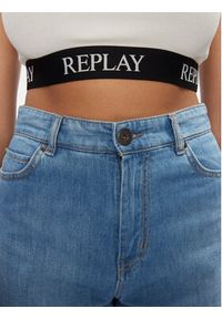 Replay Top W3782C.000.23687P Écru Slim Fit. Materiał: bawełna #5