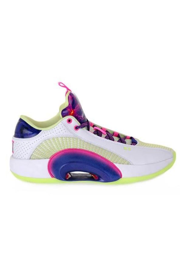 Buty koszykarskie damskie Nike Jordan Xxxv Low Luka. Zapięcie: sznurówki. Kolor: zielony, wielokolorowy. Materiał: materiał, tkanina, syntetyk, guma. Szerokość cholewki: normalna. Model: Nike Zoom. Sport: koszykówka