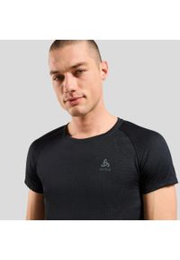 Koszulka techniczna męska Odlo ACTIVE F-DRY Light. Kolor: wielokolorowy, czarny, szary