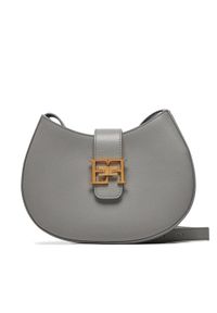 Elisabetta Franchi Torebka BS-41F-41E2-V550 Szary. Kolor: szary. Materiał: skórzane