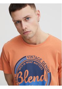 Blend T-Shirt 20715308 Pomarańczowy Regular Fit. Kolor: pomarańczowy. Materiał: bawełna #6