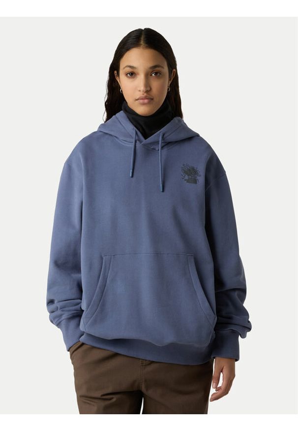 The North Face Bluza Powder Days NF0A8E4G Niebieski Relaxed Fit. Kolor: niebieski. Materiał: bawełna