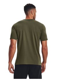 Under Armour T-Shirt UA SPORTSTYLE LC SS 1326799 Khaki Regular Fit. Kolor: brązowy. Materiał: bawełna, syntetyk #5