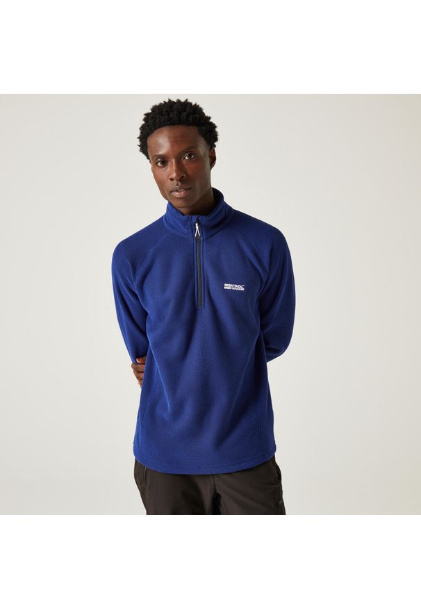 Polar turystyczny męski Kenger Regatta z suwakiem. Kolor: niebieski. Materiał: poliester, polar. Sport: turystyka piesza