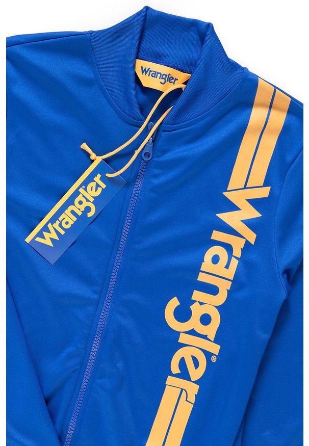 Wrangler - BLUZA WRANGLER DAMSKA B&Y NYLON SWEAT NAUTICAL BLUE W608RDZV2 112130469. Materiał: nylon