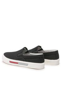 Tommy Jeans Tenisówki Slip On EN0EN02088 Czarny. Zapięcie: bez zapięcia. Kolor: czarny. Materiał: materiał #3