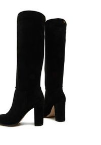 Lauren Ralph Lauren - LAUREN RALPH LAUREN Kozaki Artizan Tall 802937807001 Czarny. Kolor: czarny. Materiał: zamsz, skóra #3