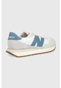 New Balance sneakersy MS237GD kolor szary. Nosek buta: okrągły. Zapięcie: sznurówki. Kolor: szary. Materiał: guma