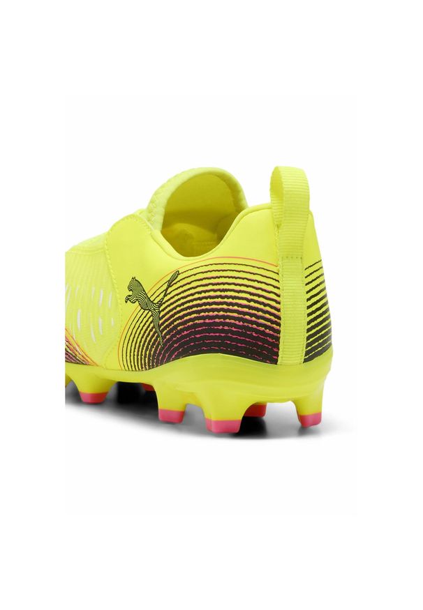 Puma - Młodzieżowe buty piłkarskie FUTURE 8 MATCH LL FG/AG PUMA. Kolor: żółty, wielokolorowy, różowy, czarny. Sport: piłka nożna