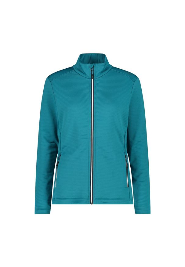 Bluza damska turystyczna CMP 31E1846. Kolor: zielony. Materiał: polar. Sport: turystyka piesza