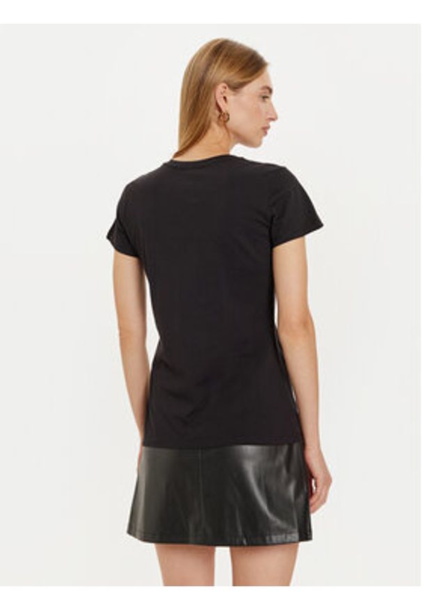 Liu Jo T-Shirt WF4416 JS923 Czarny Regular Fit. Kolor: czarny. Materiał: bawełna
