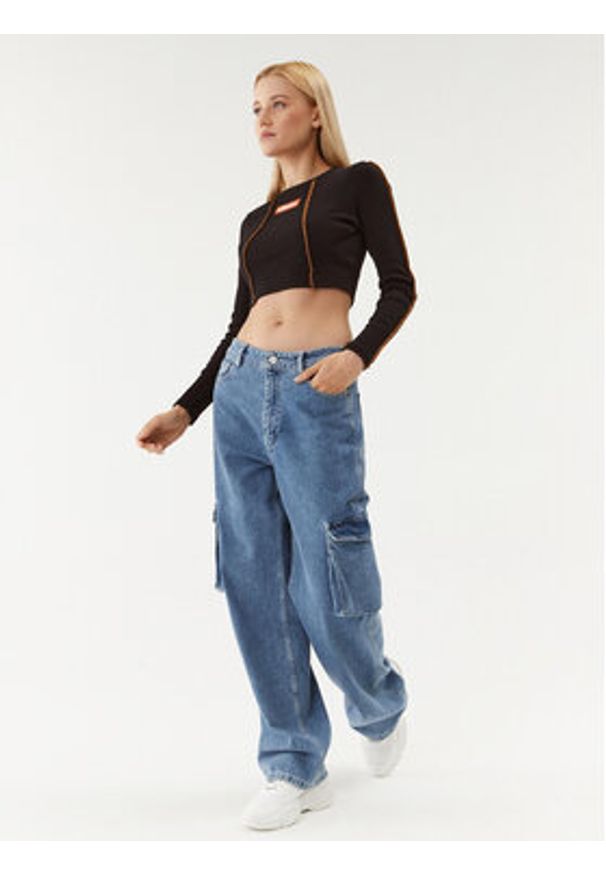 Ellesse Bluzka Contenti SGP15929 Czarny Slim Fit. Kolor: czarny. Materiał: bawełna