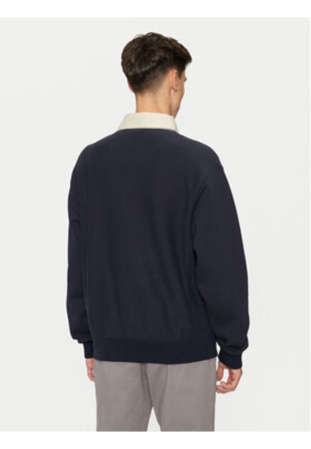 Champion Bluza 220708 Granatowy Relaxed Fit. Kolor: niebieski. Materiał: bawełna